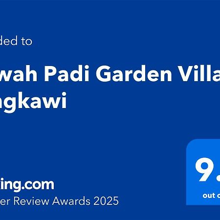 Kawah Padi Garden Villa Langkawi Куах Экстерьер фото